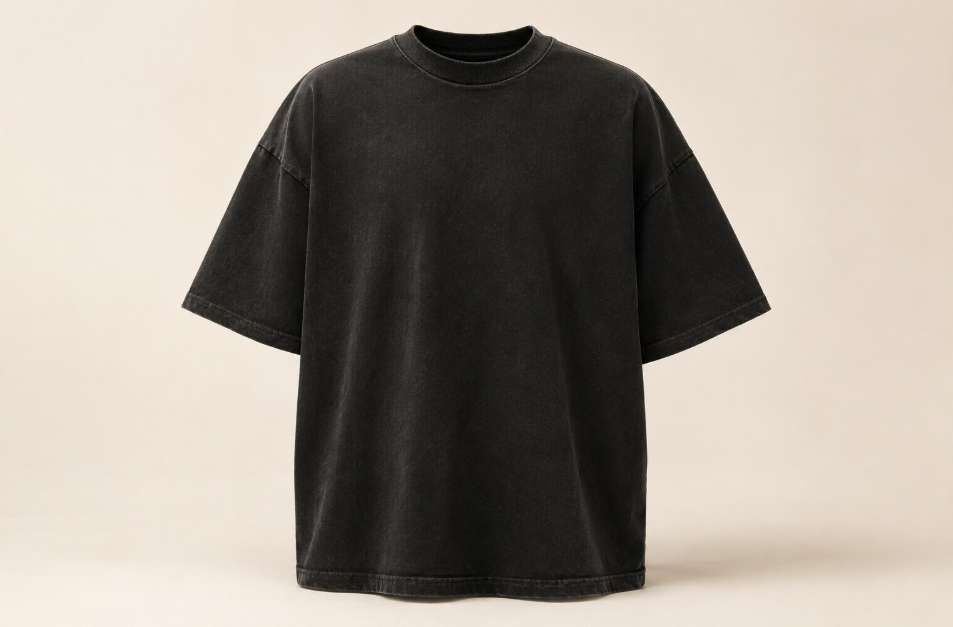 Heavyweight oversized cotton tee