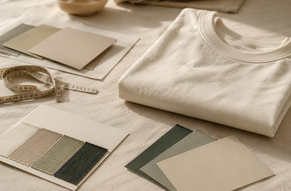 Colour swatch and approval cards